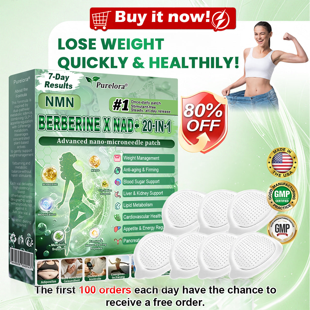 💖Online Pharmacy  | 𝐏𝐮𝐫𝐞𝐥𝐨𝐫𝐚® 𝐍𝐌𝐍 𝐁𝐄𝐑𝐁𝐄𝐑𝐈𝐍𝐄 𝐱 𝐍𝐀𝐃 𝟐𝟎-𝐢𝐧-𝟏 𝐀𝐝𝐯𝐚𝐧𝐜𝐞𝐝 𝐍𝐚𝐧𝐨 𝐌𝐢𝐜𝐫𝐨𝐧𝐞𝐞𝐝𝐥𝐞 𝐏𝐚𝐭𝐜𝐡  (Just once daily, visible changes in 7 days) ✅ Supports weight management, loose skin, diabetes care, sleep apnea, joint comfort, and more