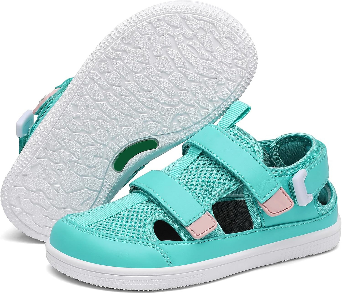 🔥 Barefoot Children's Closed Toe Breathable Summer Shoes with Scratch, Wide Toe and Zero Drop Sandals