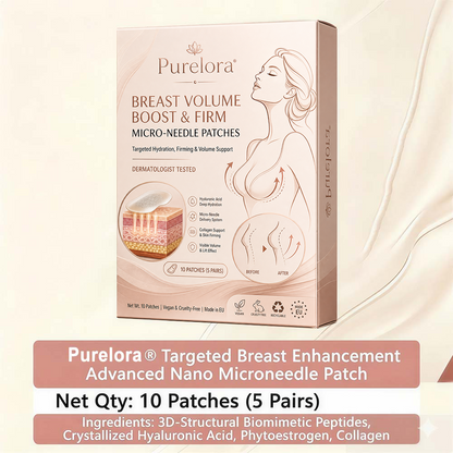 Official Flagship Store 🏥Purelora® Targeted Breast Enhancement Advanced Nano Microneedle Patch