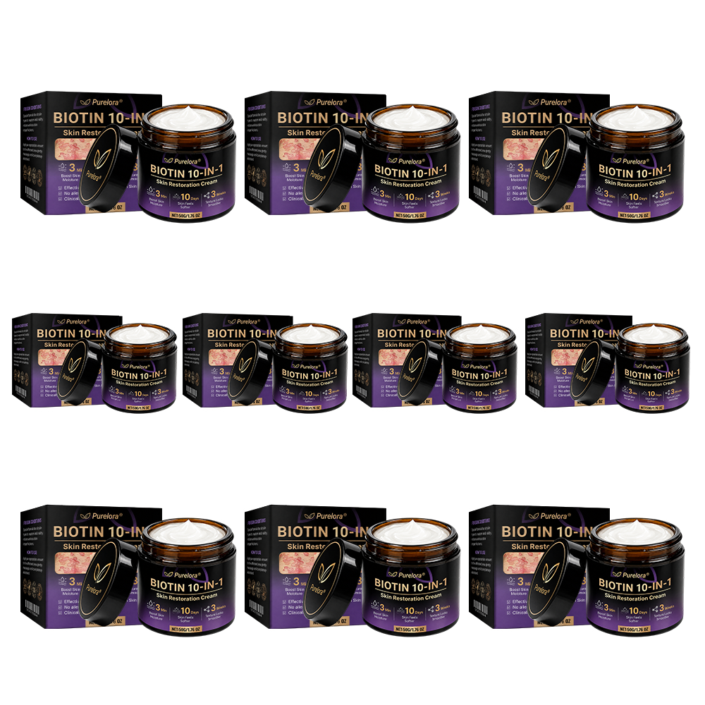 Made and Shipped from the USA 🍁 Purelora® Biotin 10-in-1 Skin Repair Cream — Last Day of Sale: 75% Off