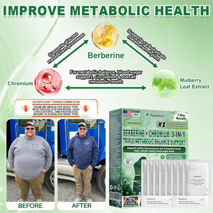 💖Online Pharmacy |Purelora® Berberine × Chromium Complete Metabolic Rhythm Kit (🌀 Daily External Patch + Weekly Metabolic Support Powder) ✅ For metabolic balance, blood sugar support, circulation & overall metabolic health