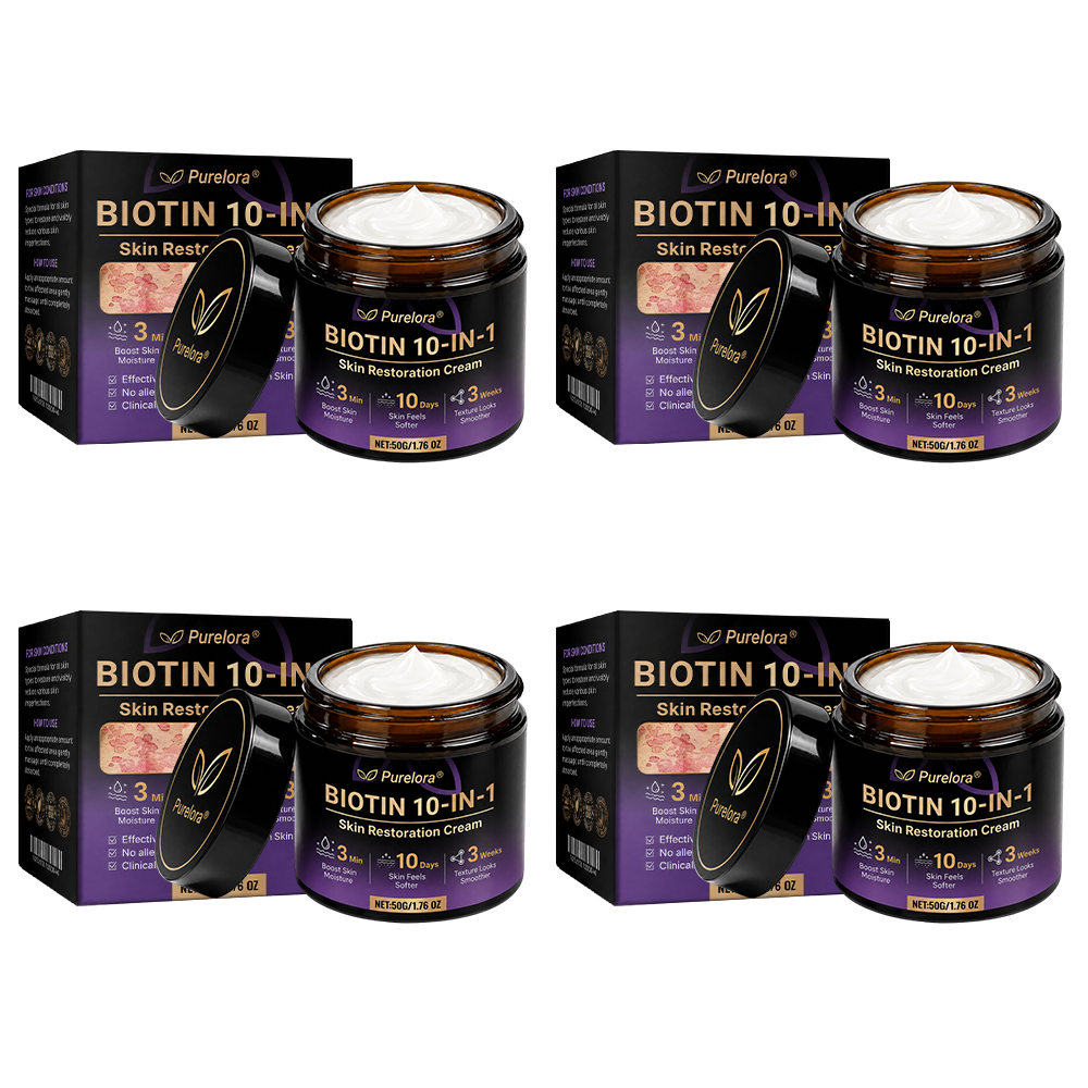 Made and Shipped from the USA 🍁 Purelora® Biotin 10-in-1 Skin Repair Cream — Last Day of Sale: 75% Off
