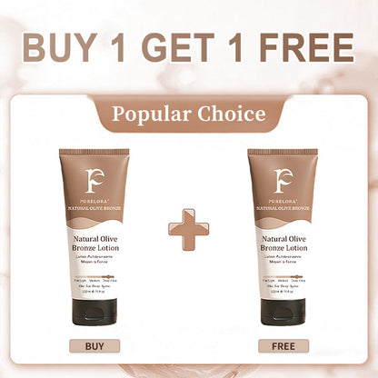 🇺🇸Purelora® Natural Olive Bronze Self Tanner Body Lotion – Gradual Sunless Glow, Even Application, No Orange Tint, Deep Hydration, Vegan & Cruelty-Free