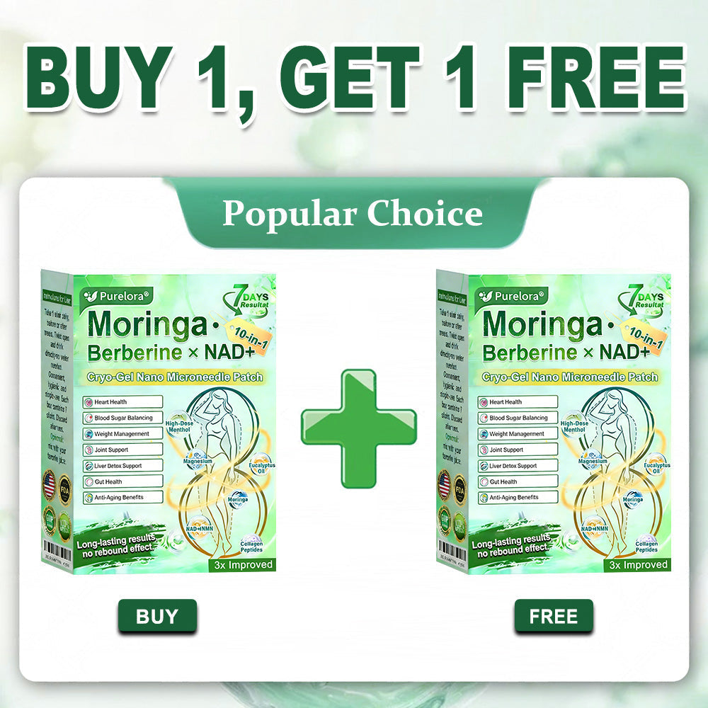 💖New Release 🎉 — Enjoy 80% OFF Today | 🇺🇸 Purelora® Moringa · Berberine × NAD+ 10-in-1 Liposomal Cryo-Gel Nano Microneedle Firming Patch ✅ Advanced Cryo-Metabolic Support: Freeze Fat, Firm Skin, & Flush Edema Instantly.