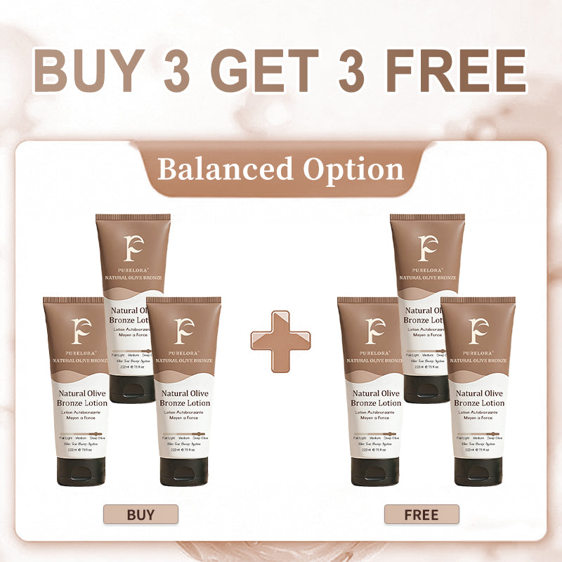🇺🇸Purelora® Natural Olive Bronze Self Tanner Body Lotion – Gradual Sunless Glow, Even Application, No Orange Tint, Deep Hydration, Vegan & Cruelty-Free