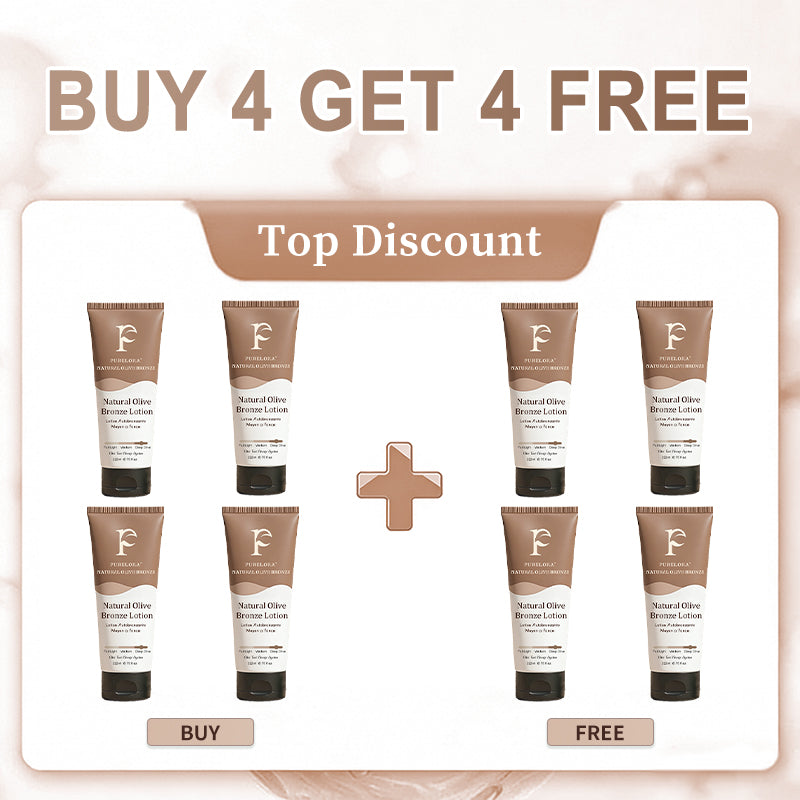 🇺🇸Purelora® Natural Olive Bronze Self Tanner Body Lotion – Gradual Sunless Glow, Even Application, No Orange Tint, Deep Hydration, Vegan & Cruelty-Free