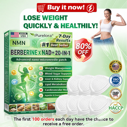 🏥Online Pharmacy | 𝐏𝐮𝐫𝐞𝐥𝐨𝐫𝐚® 𝐍𝐌𝐍 𝐁𝐄𝐑𝐁𝐄𝐑𝐈𝐍𝐄 𝐱 𝐍𝐀𝐃 𝟐𝟎-𝐢𝐧-𝟏 𝐀𝐝𝐯𝐚𝐧𝐜𝐞𝐝 𝐍𝐚𝐧𝐨 𝐌𝐢𝐜𝐫𝐨𝐧𝐞𝐞𝐝𝐥𝐞 𝐏𝐚𝐭𝐜𝐡  (Just once daily, visible changes in 7 days) ✅ Supports weight management, loose skin, diabetes care, sleep apnea, joint comfort, and more