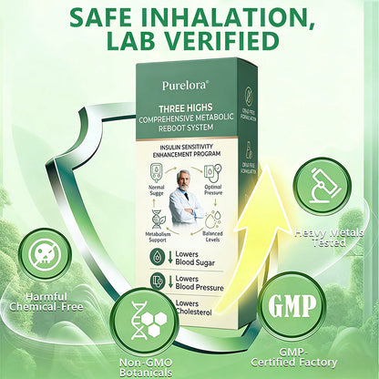 🇺🇸 Purelora® Metabolic Regulation Inhaler — Targeting (🩸Blood Sugar Fluctuations, ❤️Unstable Blood Pressure, 🫀Abnormal Lipid Levels, 😴Post-Meal Fatigue, 💓Heart Palpitations & Dizziness, ⚡Sluggish Metabolism, 🔥Inflammatory Burde