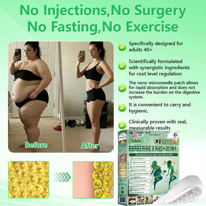🔥Online Pharmacy🏥 | 𝐏𝐮𝐫𝐞𝐥𝐨𝐫𝐚® 𝐍𝐌𝐍 𝐁𝐄𝐑𝐁𝐄𝐑𝐈𝐍𝐄 𝐱 𝐍𝐀𝐃 𝟐𝟎-𝐢𝐧-𝟏 𝐀𝐝𝐯𝐚𝐧𝐜𝐞𝐝 𝐍𝐚𝐧𝐨 𝐌𝐢𝐜𝐫𝐨𝐧𝐞𝐞𝐝𝐥𝐞 𝐏𝐚𝐭𝐜𝐡  (Just once daily, visible changes in 7 days) ✅ Supports weight management, loose skin, diabetes care, sleep apnea, joint comfort, and more