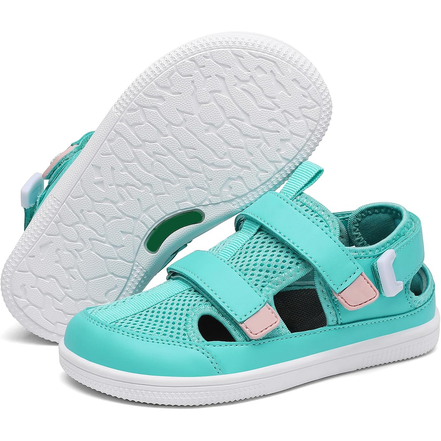 🔥 Barefoot Children's Closed Toe Breathable Summer Shoes with Scratch, Wide Toe and Zero Drop Sandals