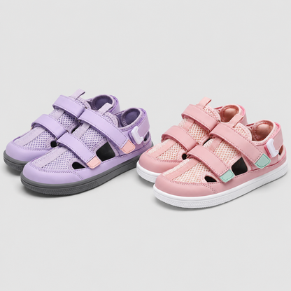 🔥 Barefoot Children's Closed Toe Breathable Summer Shoes with Scratch, Wide Toe and Zero Drop Sandals